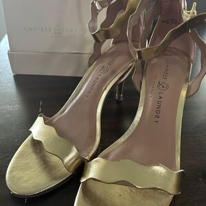 Chinese Laundry Gold Women's Heels